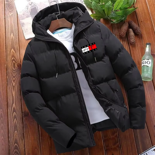 Man's Jacket Winter Wear Nylon Winter Standard Length Jacket
