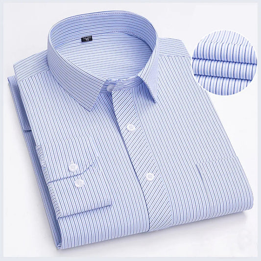 Men’s Wrinkle Free Office Slim Fit Shirt