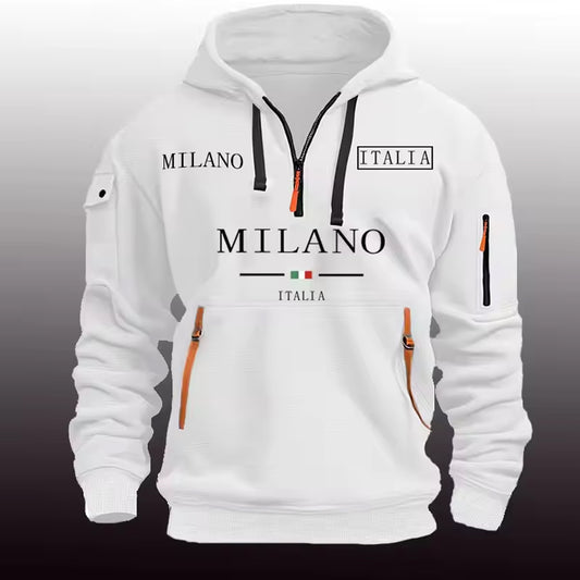 Cotton Fleece Graphic Printed Regular Fit Full Sleeve Hoodie